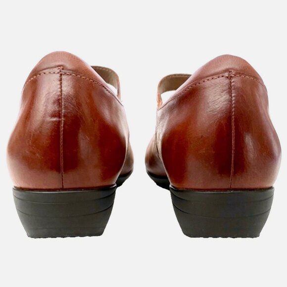 NEW DANSKO FAWNA CHESTNUT BROWN MARY JANES LEATHER COMFORT SHOES WOMENS 40 9 9.5 - Picture 13 of 15